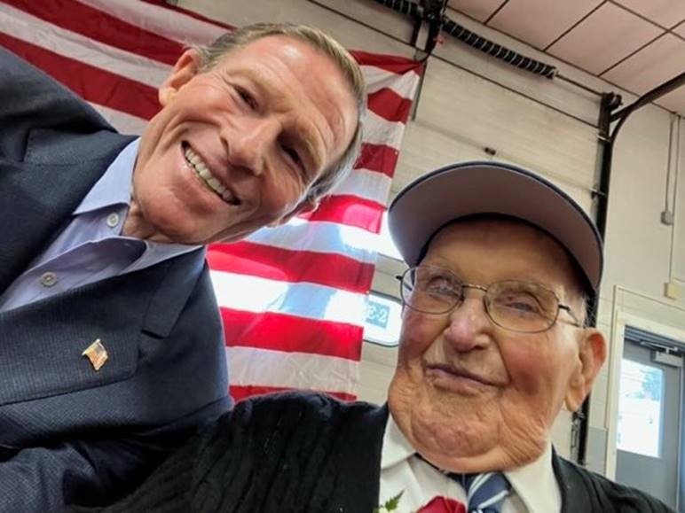 Blumenthal attended birthday celebrations for John Cyrulik and John Tenn.